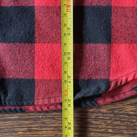 Red Plaid Button Down Shirts - Picture 3 of 4